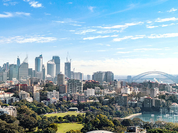 Artist impression - potential views to Sydney Harbour Bridge - 1 Darling Point/supplied