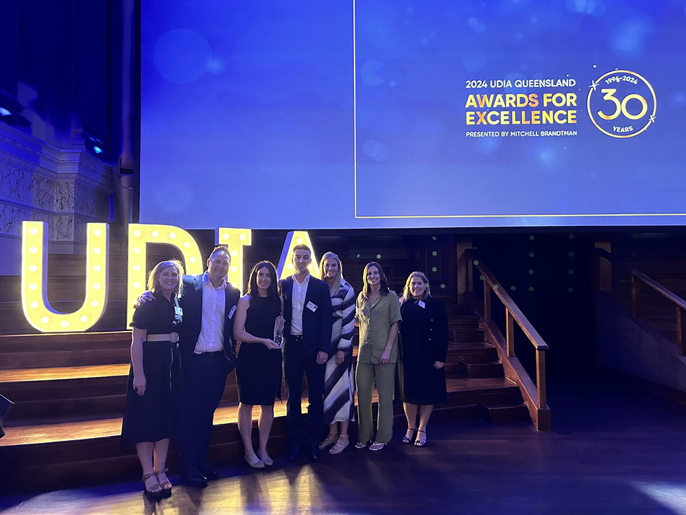 The AVID team at the UDIA Queensland Awards for Excellence