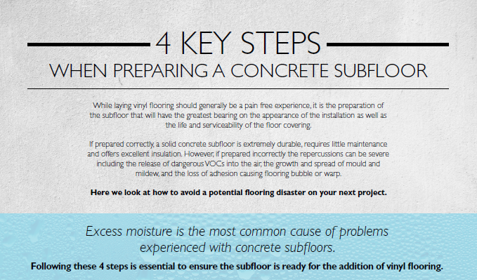 4 key steps when preparing a concrete subfloor | Architecture & Design