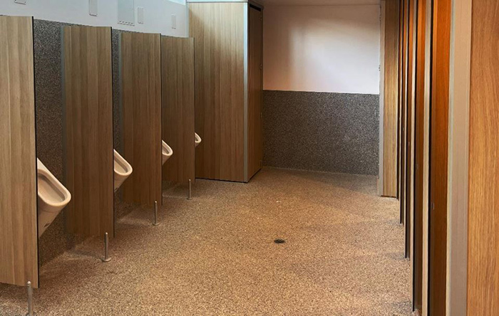 Tranquility toilet partitions