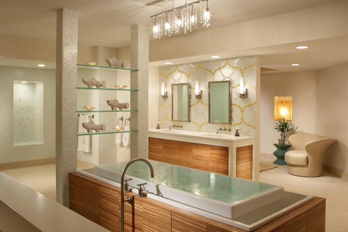 luxury master bathroom layout and design