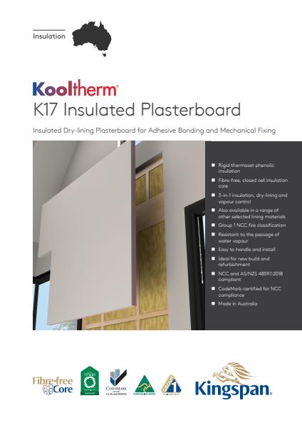 Kooltherm K17 Product Datasheet.