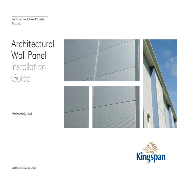 Horizontally Laid Architectural Wall Panel Installation Guide