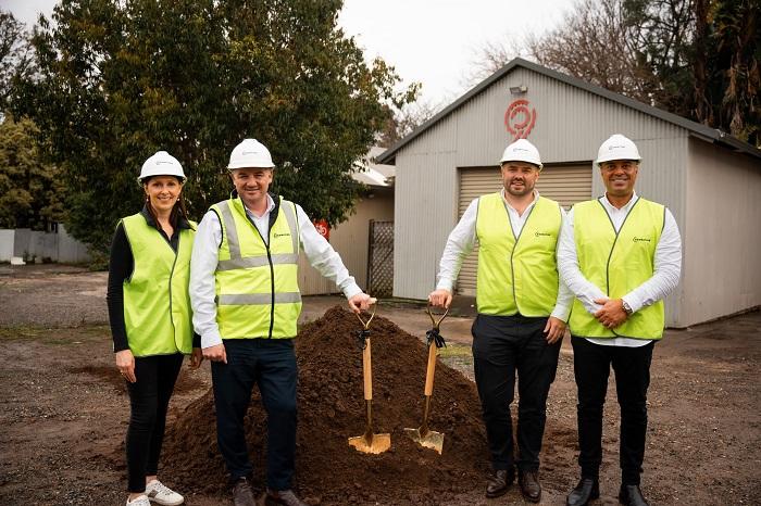 Precinct 75's sod turning ceremony