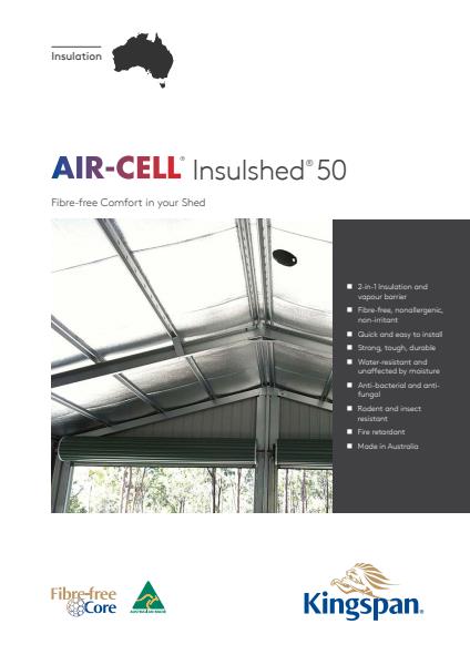 AIR-CELL Insulshed 50 Product Datasheet
