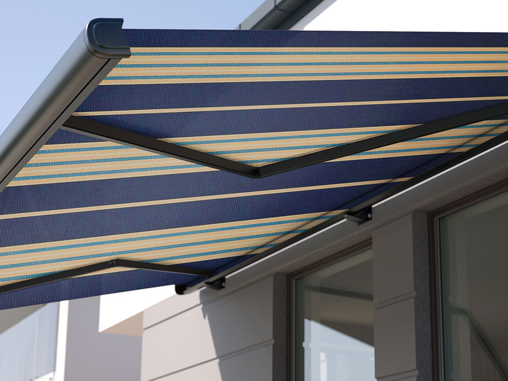 Choosing Docril fabrics for your awnings and umbrellas is a stylish and practical choice