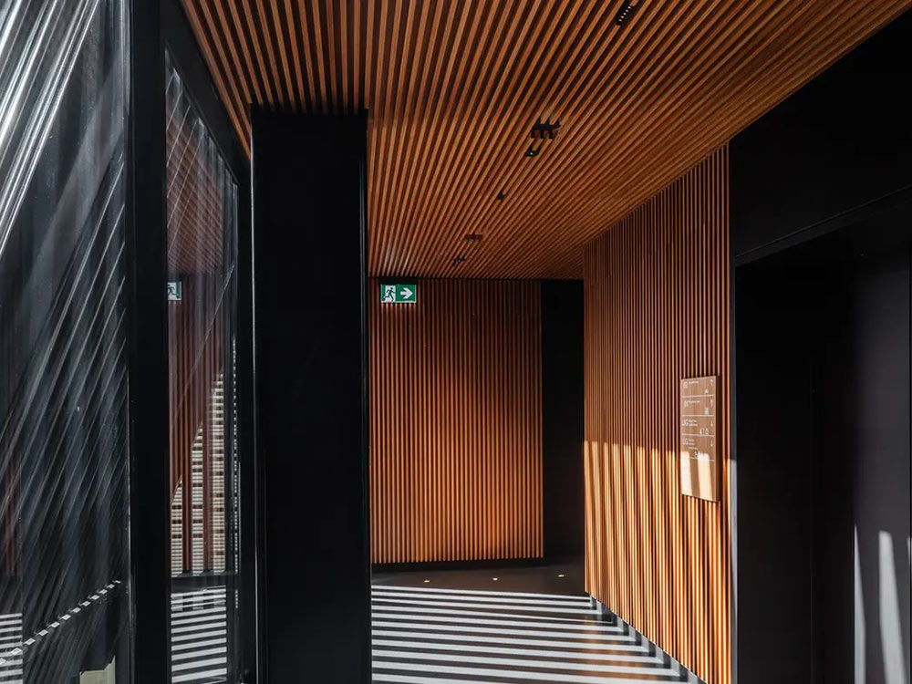 Elevating commercial spaces with timber ceiling panels