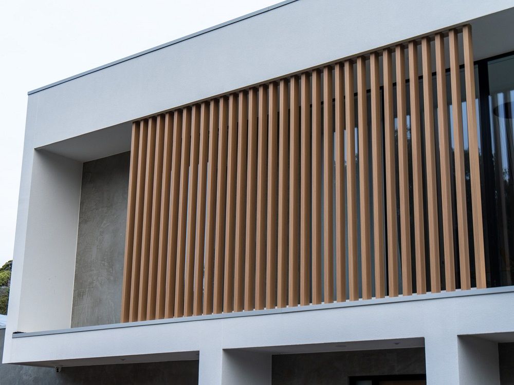 Alteria wood-look aluminium battens