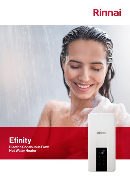 Efinity Electric Continuous Flow Hot Water Heater