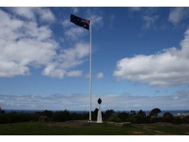 PILA group 15m fibreglass flagpoles selected for Governor Phillip Lookout
