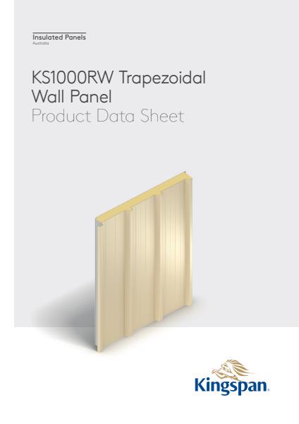 KS1000RW Trapezoidal Wall Panel Data Sheet