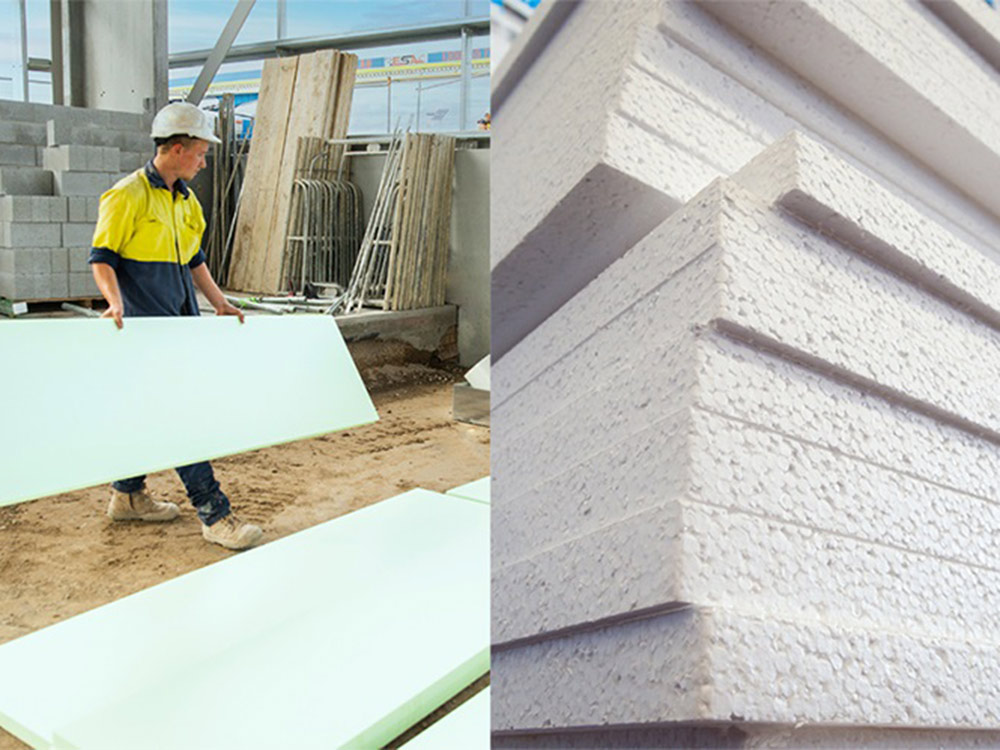 Expanded polystyrene (EPS) and extruded polystyrene (XPS) 