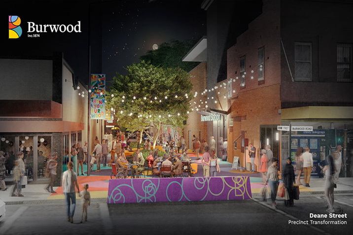 burwood streets shared spaces program