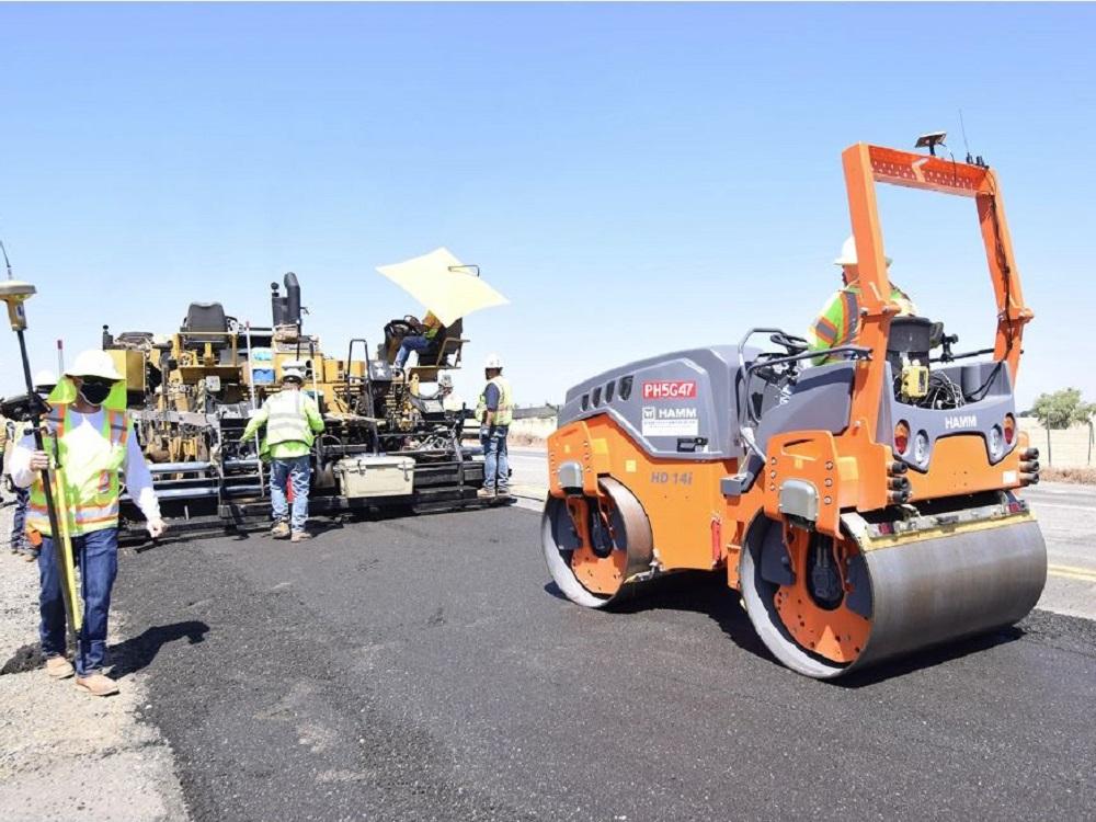 Recycled plastic roads (Image credit: Caltrans)
