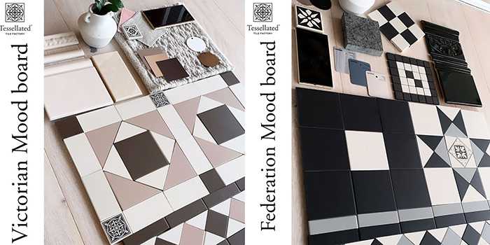 Tessellated tiles mood board