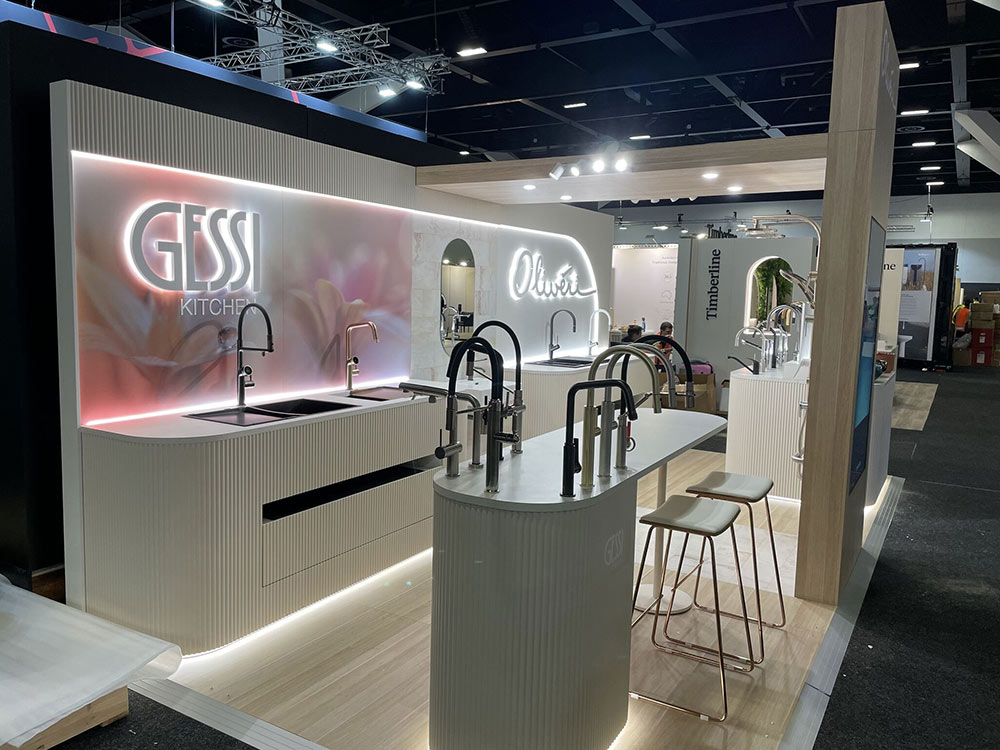 The partnership combines Gessi's mastery of design and Oliveri's commitment to excellence