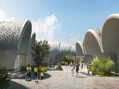 Robots help Zaha Hadid Architects build new primary school in rural ...