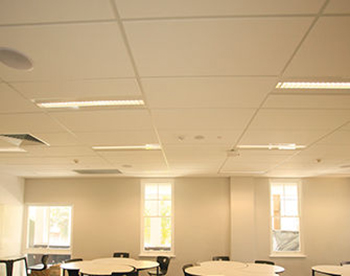 Knauf's acoustical ceiling system