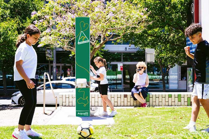 Aquafil drinking fountain