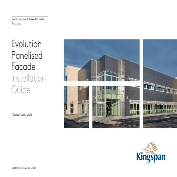 Horizontally Laid Evolution Panelised Facade Installation Guide