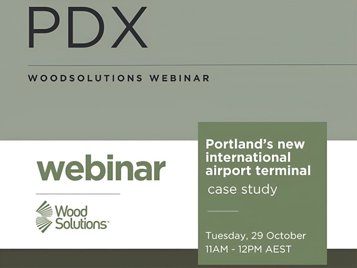 Woodsolutions Portland Airport Webinar