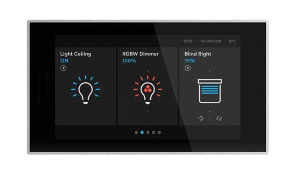 ABB RoomTouch KNX display dark mode